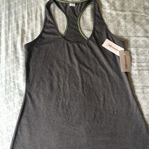 Gray workout tank